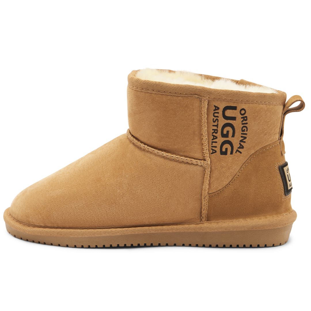 Originals Ugg Australia Branded Mini Sheepskin Boot Chestnut