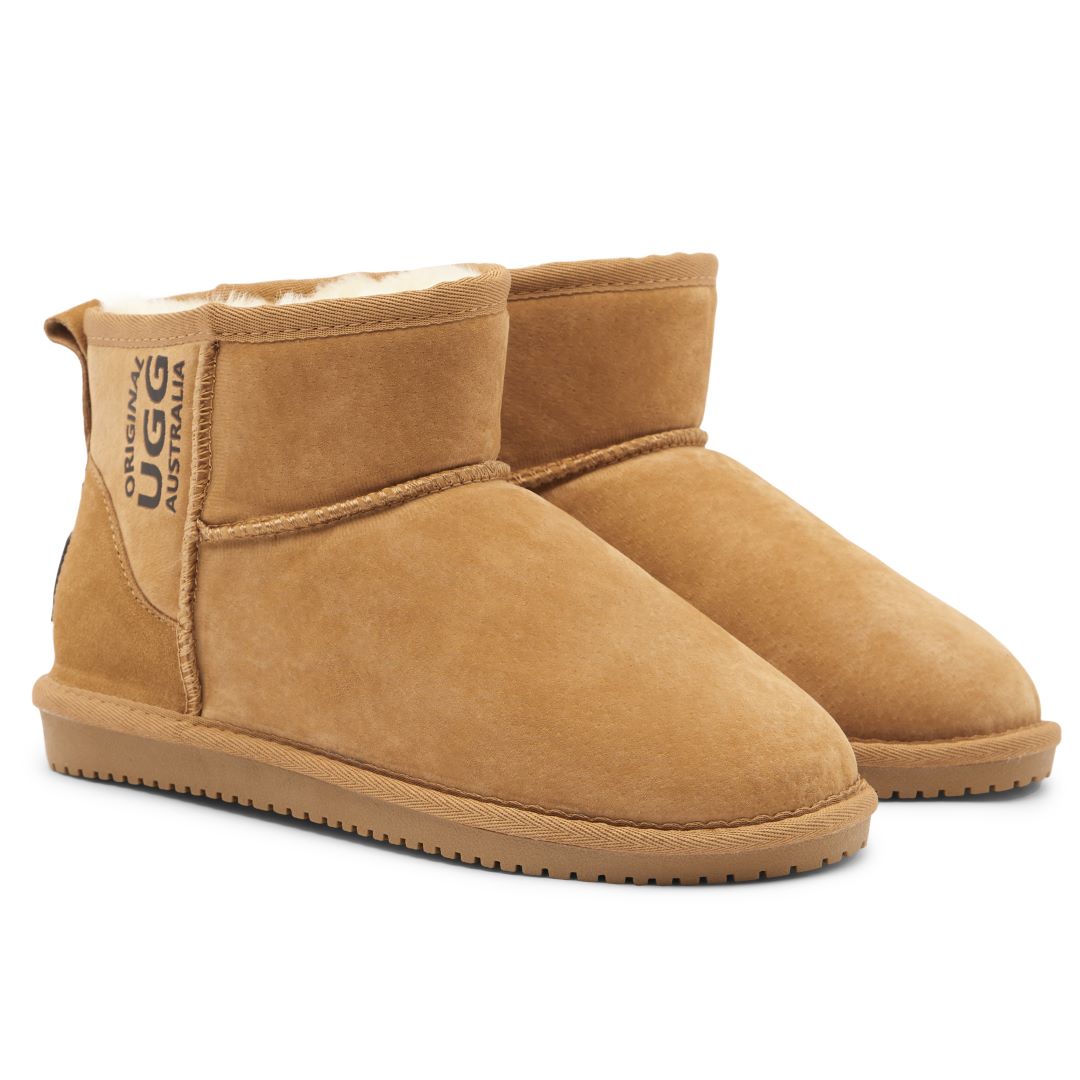 Originals Ugg Australia Branded Mini Sheepskin Boot Chestnut