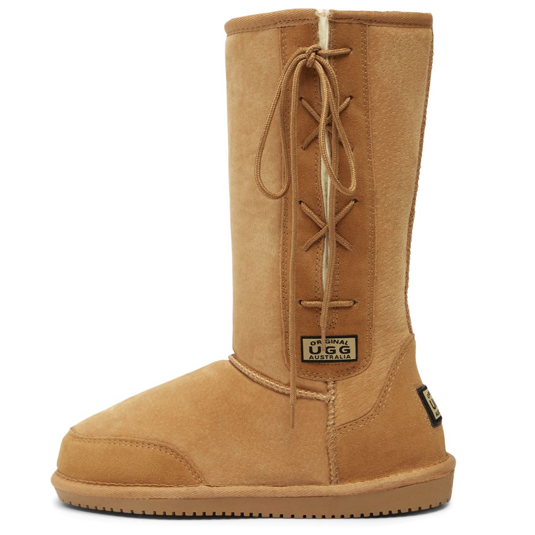 Originals Ugg Australia Long LaceUp Boot Chestnut