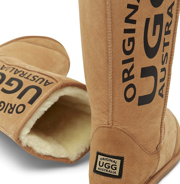 Originals Ugg Australia Long Print Boots Chestnut