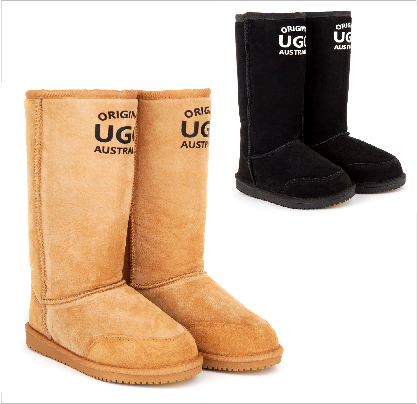 Originals Ugg Australia Long Logo Boots Chestnut