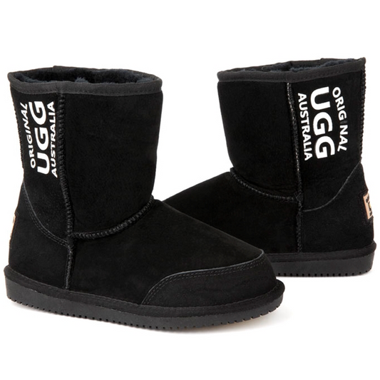 Originals Ugg Australia Short Black Branded Boots