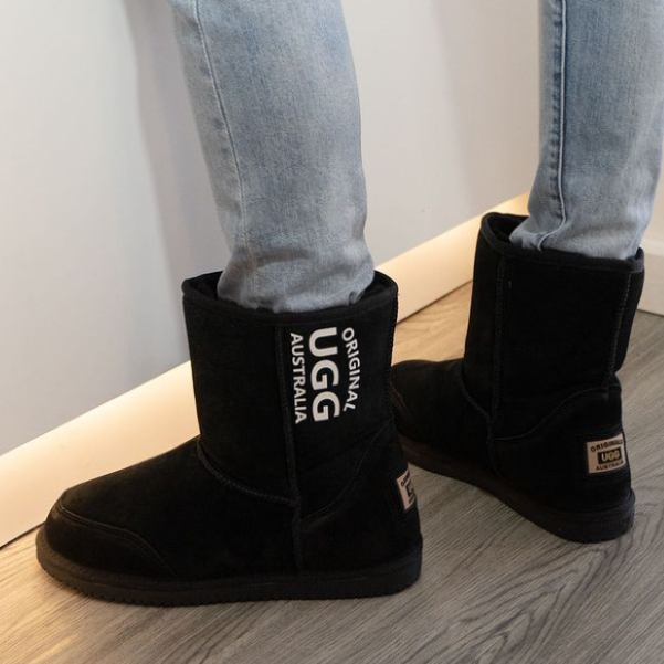 Originals Ugg Australia Short Black Branded Boots