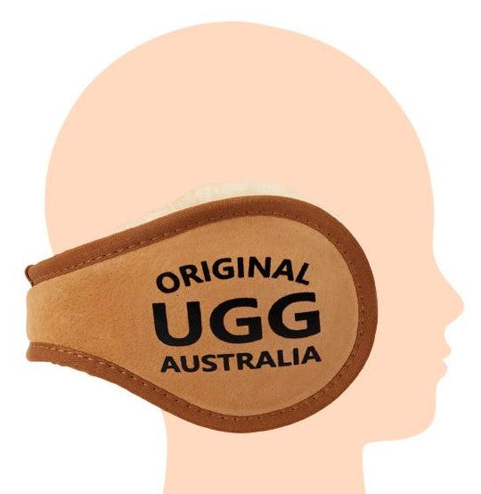 Original Ugg Australia Sheepskin Ear Muffs Chestnut