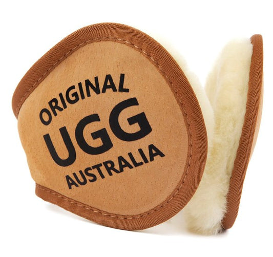 Original Ugg Australia Sheepskin Ear Muffs Chestnut