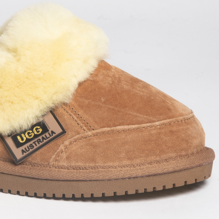 Original Ugg Australia Sheepskin Scuff Slipper Grey