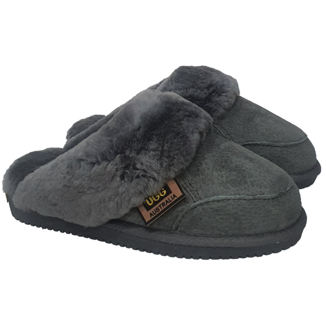 Original Ugg Australia Sheepskin Scuff Slipper Grey