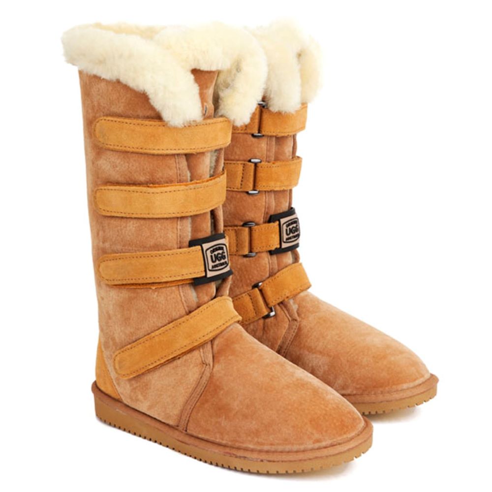 Originals Ugg Australia Strap Up Long Boot Chestnut