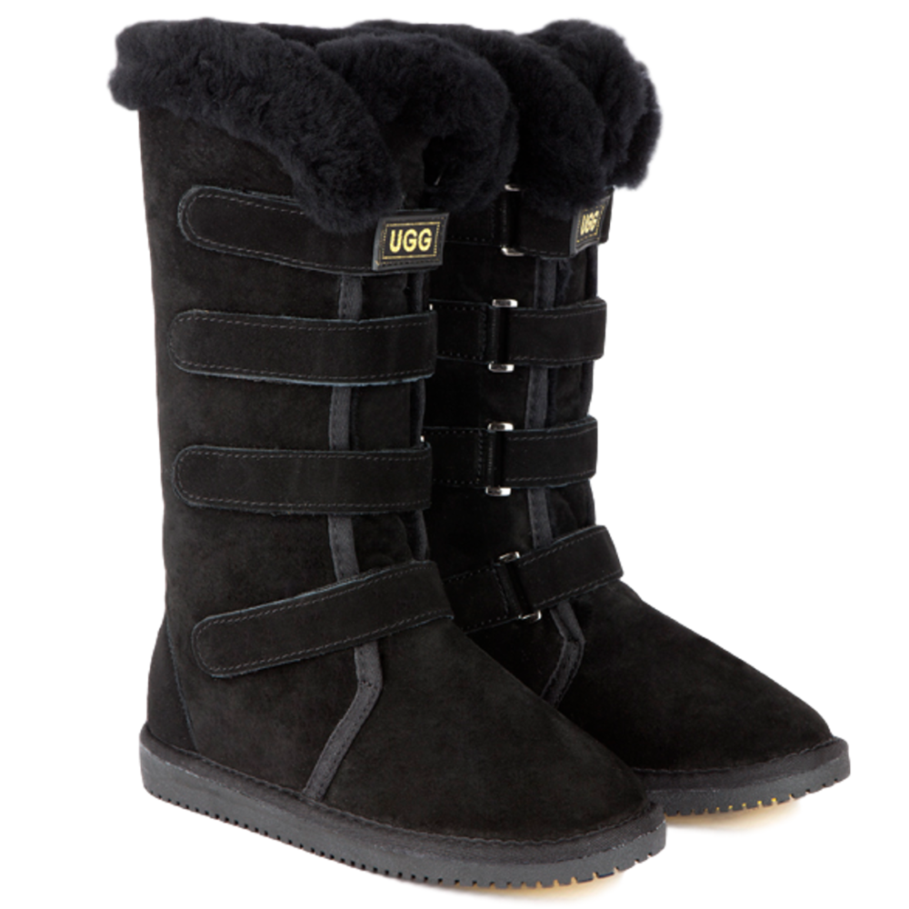 Originals Ugg Australia Strap Up Long Boot Black