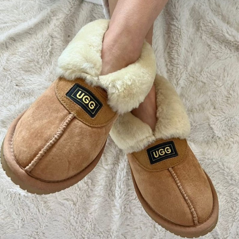 Original Ugg Australia Sheepskin Slippers Chestnut