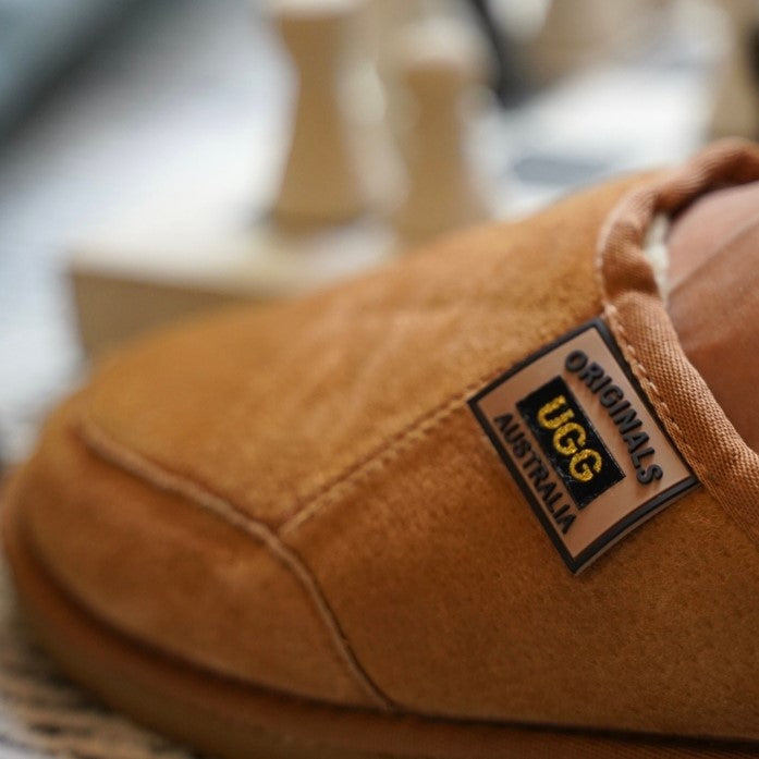 Original Ugg Australia Sheepskin Scuffs Chestnut