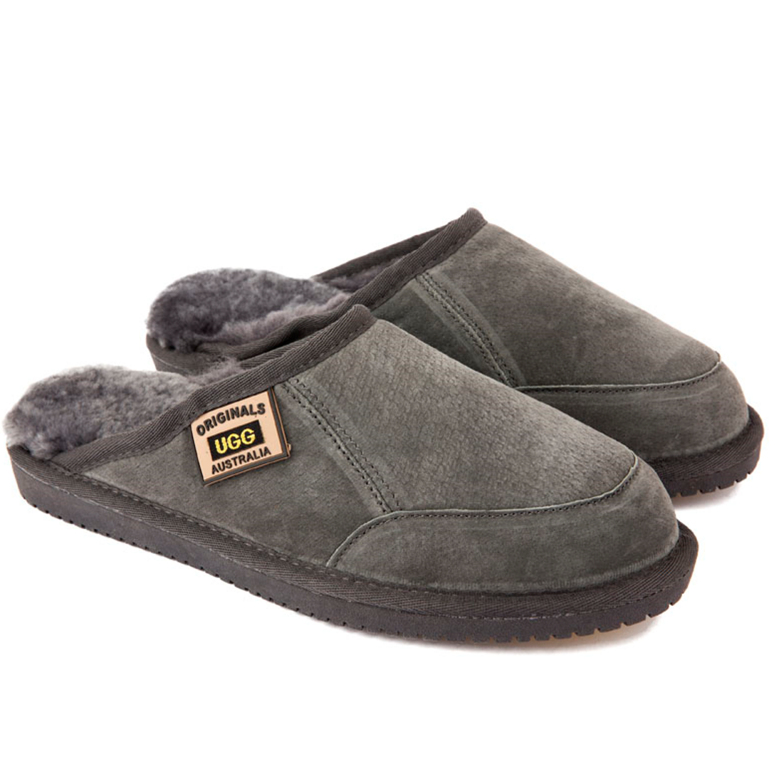 Original Ugg Australia Sheepskin Scuffs Grey