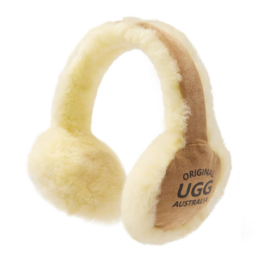 Original Ugg Australia Sheepskin Ear Muffs Ivory