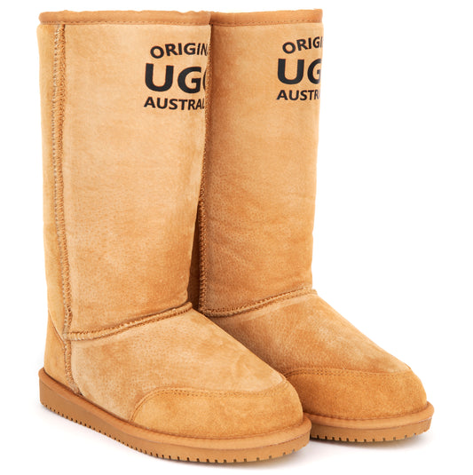 Originals Ugg Australia Long Logo Boots Chestnut