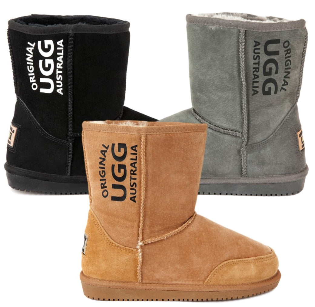 Originals Ugg Australia Short Grey Branded Boots