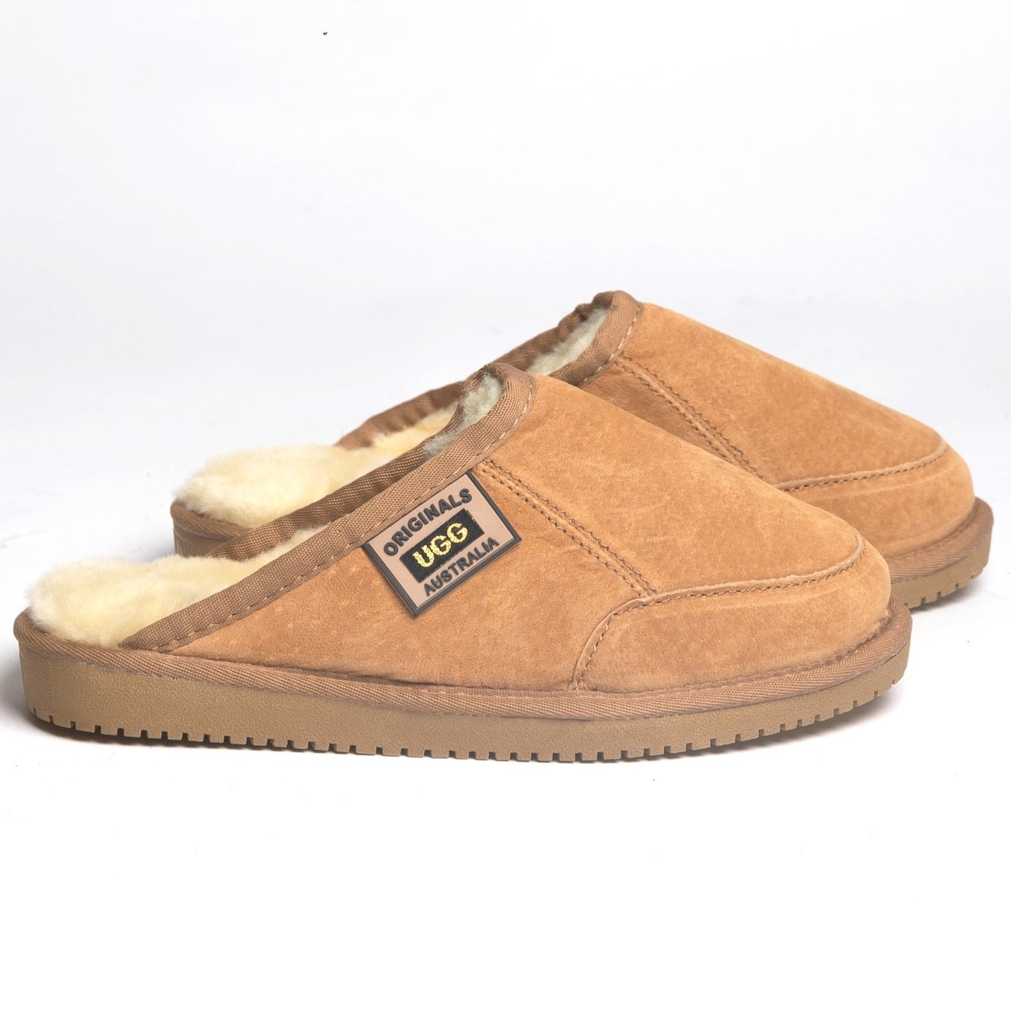 Original Ugg Australia Sheepskin Scuffs Chestnut