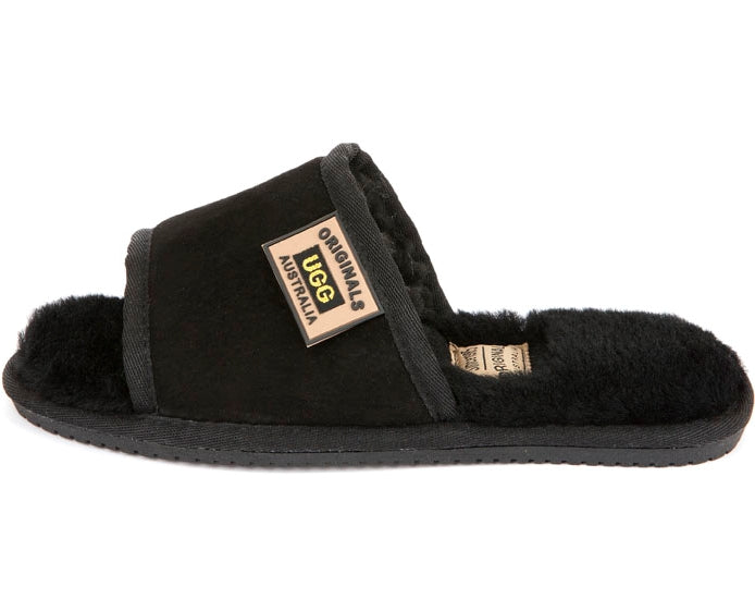 Original Ugg Australia Sheepskin Slides Black